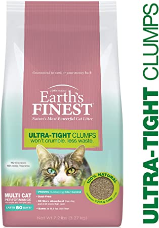 Earth's Finest Cat Litter 7.2#