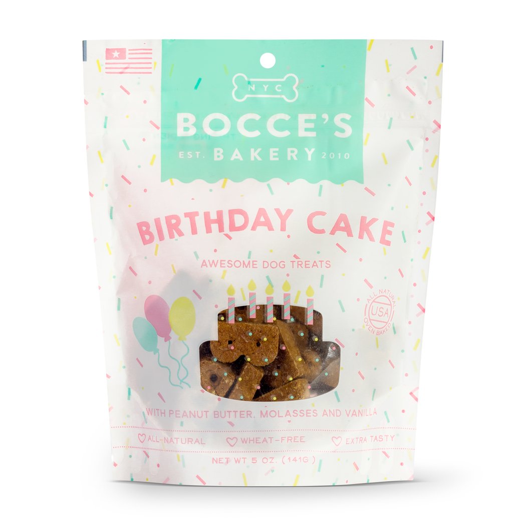Bocce's Bakery Birthday Cake Dog Treats (5oz)